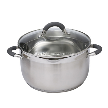 Pots et casseroles de camping en acier inoxydable